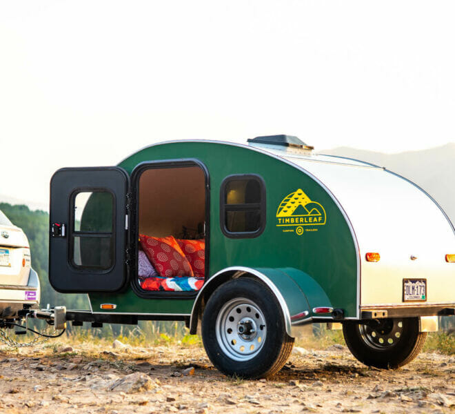 The Kestrel Camping Trailer by Timberleaf Teardrop Trailers