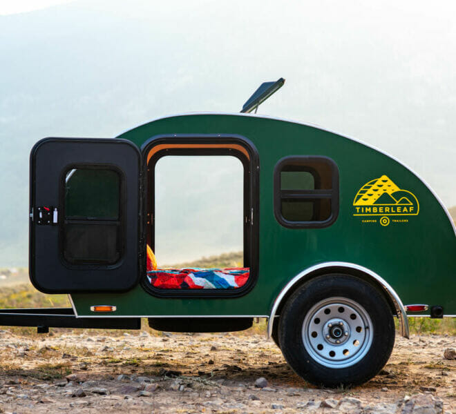 The Kestrel Camping Trailer by Timberleaf Teardrop Trailers