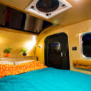 Teardrop Trailer With Comfy Bed and Skylight Windows