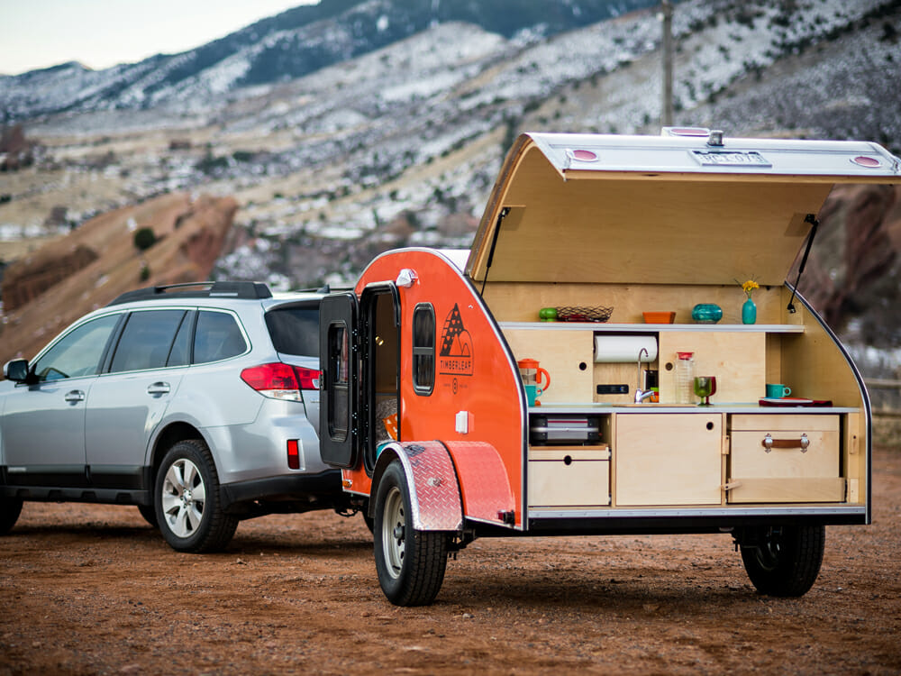 Glamping with Timberleaf Trailers
