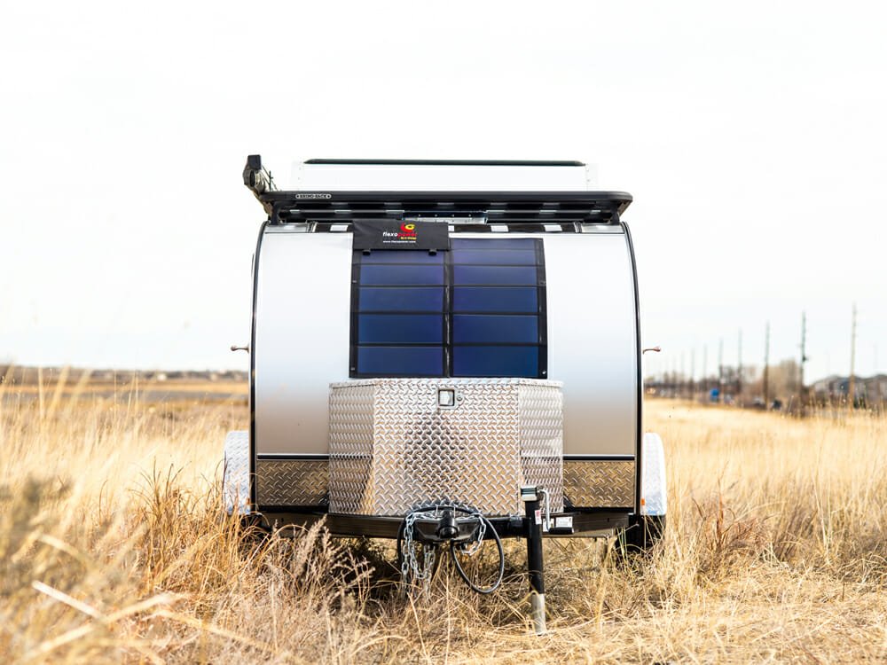 Glamping With Solar Power And Teardrop Trailers