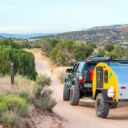 Go Off road in our teardrop trailers
