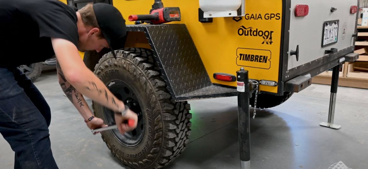 Tightening Lug Nuts On Teardrop Trailer