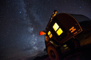 Camping off road with Timberleaf Trailers